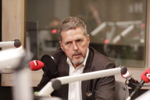 15.10.2023 Radio Kielce. Studio Polityczne. Na zdjęciu Jarosław Karyś - Prawi i Sprawiedliwość / Fot. Jarosław Kubalski - Radio Kielce