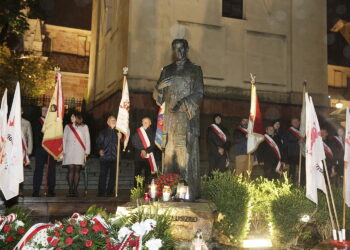 19.10.2023. Kielce. Rocznica męczeńskiej śmierci błogosławionego księdza Jerzego Popiełuszki. / Fot. Jarosław Kubalski - Radio Kielce