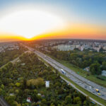 Trasa ekspresowa S8 w Warszawie. Odcinek Konotopa - Powązkowska, al. Obrońców Grodna na wysokości Bemowa i przyszłego węzła Warszawa Północ na skrzyżowaniu z S7 / Fot. Krzysztof Nalewajko - GDDKiA