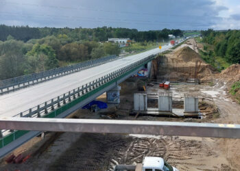Budowa trasy ekspresowej S6. Obwodnica Słupska / źródło: GDDKiA
