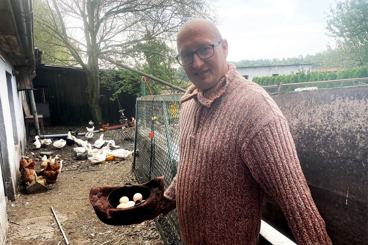 Wizyta w kurniku cystersów w Wąchocku 2 Wizyta w kurniku cystersów w Wąchocku