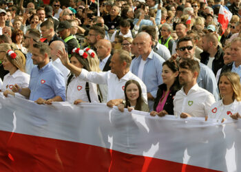 Marsz Miliona Serc na ulicach Warszawy