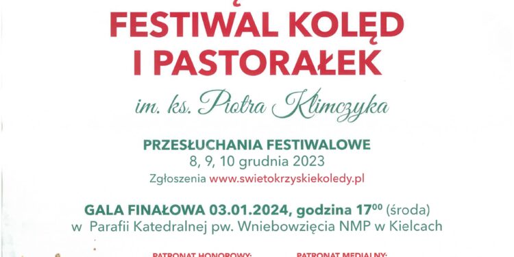 XVII Świętokrzyski Festiwal Kolęd i Pastorałek im. ks. Piotra Klimczyka - Radio Kielce