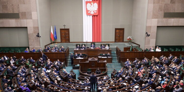 29.11.2023. Warszawa. Obrady Sejmu / Fot. Marcin Obara - PAP