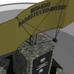 Sandomierz. Rondo Radiotechników. Wizualizacja / źródło: Starostwo Powiatowe w Sandomierzu