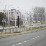 23.11.2023. Kielce. Ulica Krakowska. Nowoczesny fotoradar Mesta Fusion RN / Fot. Wiktor Taszłow – Radio Kielce