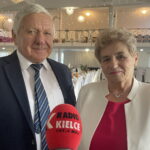 26.11.2023. Klimontów. 15 par z gminy Klimontów obchodziło tzw. złote gody. Na zdjęciu Nina i Stanisław Rębaczowie. / Fot. Grażyna Szlęzak - Radio Kielce