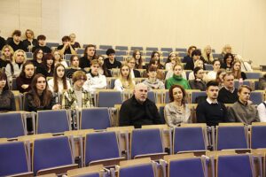 15.11.2023. Kielce. Politechnika Świętokrzyska. Konferencja na temat szczegółów projektu Dziś Uczeń - Jutro Student / Fot. Jarosław Kubalski Radio Kielce