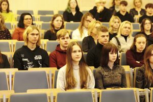 15.11.2023. Kielce. Politechnika Świętokrzyska. Konferencja na temat szczegółów projektu Dziś Uczeń - Jutro Student / Fot. Jarosław Kubalski Radio Kielce