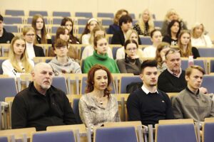 15.11.2023. Kielce. Politechnika Świętokrzyska. Konferencja na temat szczegółów projektu Dziś Uczeń - Jutro Student / Fot. Jarosław Kubalski Radio Kielce