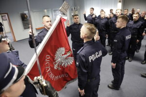 03.10.2023 Kielce. Ślubowanie policjantów / Fot. Jarosław Kubalski - Radio Kielce
