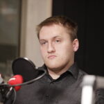 27.11.2023 Radio Kielce. Studio Polityczne. Dawid Albowicz - PO KO / Fot. Jarosław Kubalski - Radio Kielce
