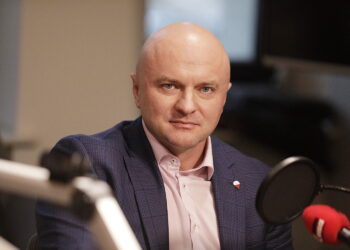 27.11.2023 Radio Kielce. Studio Polityczne. Rafał Nowak - PiS / Fot. Jarosław Kubalski - Radio Kielce