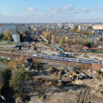 Radom. Budowa wiaduktu drogowego nad torami kolejowymi, pod którym ma powstać nowy przystanek kolejowy / Fot. PKP PLK