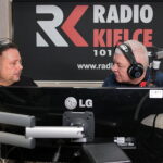 Radio Kielce. Nagrania audiobooków w ramach projektu „Wielka Literatura w cyfrowym świecie”. Na zdjęciu: Robert Szumielewicz (z lewej) i Cezary Jastrzębski / Fot. Radio Kielce