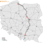 Trasa ekspresowa S7. Stan realizacji - listopad 2023 roku / źródło: GDDKiA