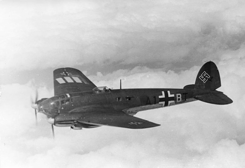 Na zdjęciu: samolot Heinkel He 111 / Fot. wikipedia.org