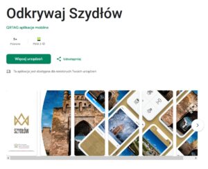 Aplikacja „Odkrywaj Szydłów” / Fot. Urząd Miasta i Gminy Szydłów