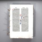 Fot. Wojciech Broda - koordynator projektu konserwacyjnego dla zbiorów z Biblioteki Kapituły Kolegiaty w Opatowie