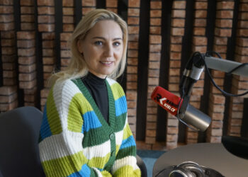 27.11.2023. Radio Kielce. Czas dla zdrowia. Na zdjęciu: Olga Chaińska, dietetyk kliniczny z Expert Fitness Centrum zdrowia i aktywności osób 35+. / Fot. Aleksandra Kwaśniewska - Radio Kielce.