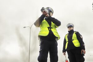 15.11.2023. Kielce. Akcja policji pod nazwą „Prędkość” / Fot. Jarosław Kubalski – Radio Kielce