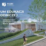 Projekt Centrum Edukacyjnego Świętokrzyskiego Parku Narodowego wraz z ekspozycją przyrodniczą / źródło: KWADRATURA