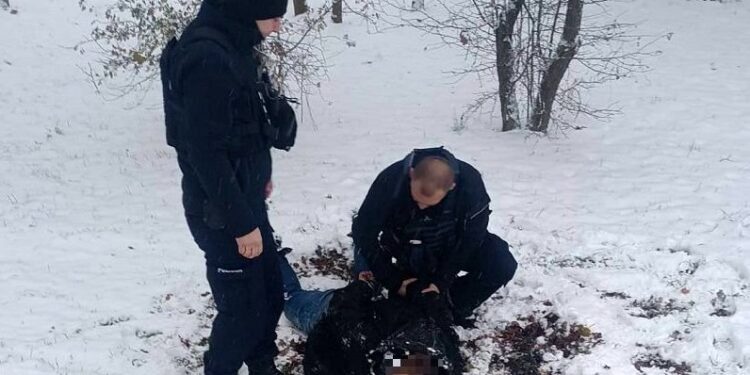 Zatrzymanie podejrzanego o postrzelenie policjantów / Fot. policja dolnośląska