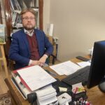 Sandomierz. Muzeum Zamkowe w Sandomierzu. Na zdjęciu dyrektor muzeum - Mikolaj Getka-Kenig / Fot. Grażyna Szlęzak – Radio Kielce