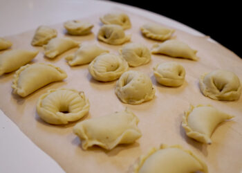 Pierogi z boczniakami