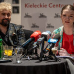05.12.2023. Kielce. Plany Kieleckiego Centrum Kultury. Na zdjęciu (od lewej); Artur Wijata – zastępca dyrektora KCK, Agata Klimczak-Kołakowska – p.o. dyrektora KCK. / Fot. KCK
