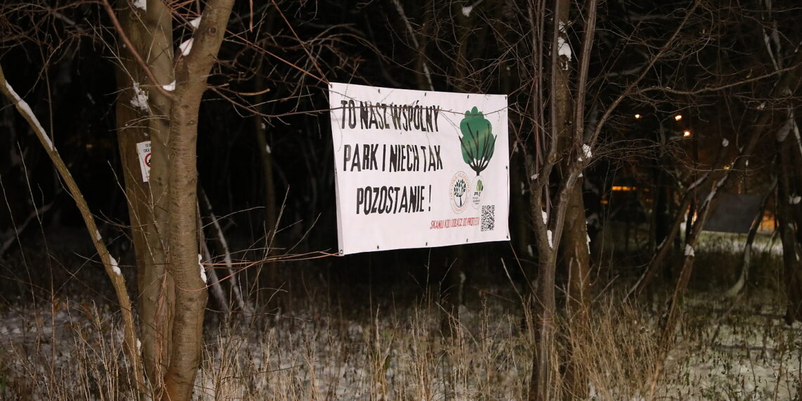 06.12.2023. Kielce. Protest mieszkańców ulicy Klonowej. / Fot. Wiktor Taszłow - Radio Kielce