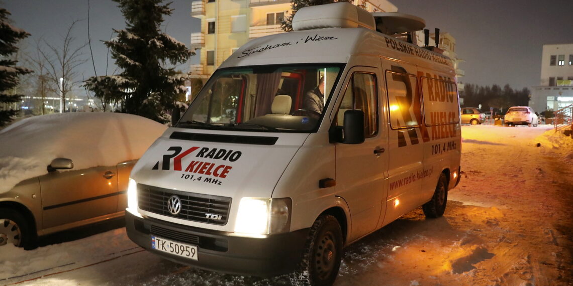 06.12.2023. Kielce. Protest mieszkańców ulicy Klonowej. / Fot. Wiktor Taszłow - Radio Kielce