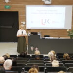 13.12.2023 Kielce. Spotkanie podsumowujące ostatnie pięć lat działań uczelni. Na zdjęciu profesor Dorota Kozieł, prorektor do spraw medycznych UJK / Fot. Wiktor Taszłow - Radio Kielce