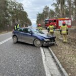 30.12.2023. Krynki. Wypadek / Fot. Patryk Wójcik - Radio Kielce