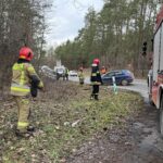 30.12.2023. Krynki. Wypadek / Fot. Patryk Wójcik - Radio Kielce