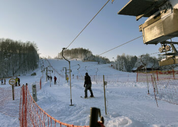Stok narciarski w Bałtowie