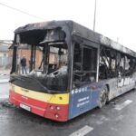 17.12.2023. Kielce. Pożar autobusu. / Fot. Jarosław Kubalski - Radio Kielce