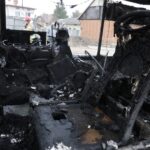 17.12.2023. Kielce. Pożar autobusu. / Fot. Jarosław Kubalski - Radio Kielce