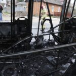 17.12.2023. Kielce. Pożar autobusu. / Fot. Jarosław Kubalski - Radio Kielce