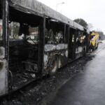 17.12.2023. Kielce. Pożar autobusu. / Fot. Jarosław Kubalski - Radio Kielce