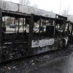 17.12.2023. Kielce. Pożar autobusu. / Fot. Jarosław Kubalski - Radio Kielce