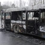 17.12.2023. Kielce. Pożar autobusu. / Fot. Jarosław Kubalski - Radio Kielce