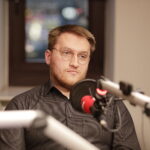 11.12.2023 Radio Kielce. Studio Polityczne. Dawid Albowicz - Platforma Obywatelska / Fot. Jarosław Kubalski - Radio Kielce