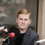 11.12.2023 Radio Kielce. Studio Polityczne. Łukasz Wasilewski - Konfederacja / Fot. Jarosław Kubalski - Radio Kielce