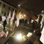 13.12.2023 Kielce. Uroczystości pod pomnikiem księdza Jerzego Popiełuszki w rocznicę wprowadzenia stanu wojennego / Fot. Jarosław Kubalski - Radio Kielce