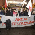 21.12.2023 Kielce. Protest przeciwko przejęciu TVP/ Fot. Jarosław Kubalski - Radio Kielce