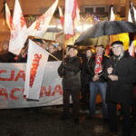 21.12.2023 Kielce. Protest przeciwko przejęciu TVP/ Fot. Jarosław Kubalski - Radio Kielce