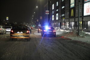 02.12.2023. Kielce. Trudne warunki na drogach / Fot. Jarosław Kubalski - Radio Kielce