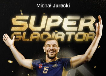 Michał Jurecki z Super Gladiatorem