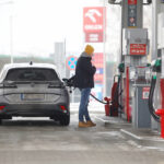 01.12.2023. Kielce. Stacja paliw / Fot. Wiktor Taszłow – Radio Kielce